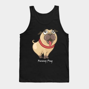 cute pug face Tank Top